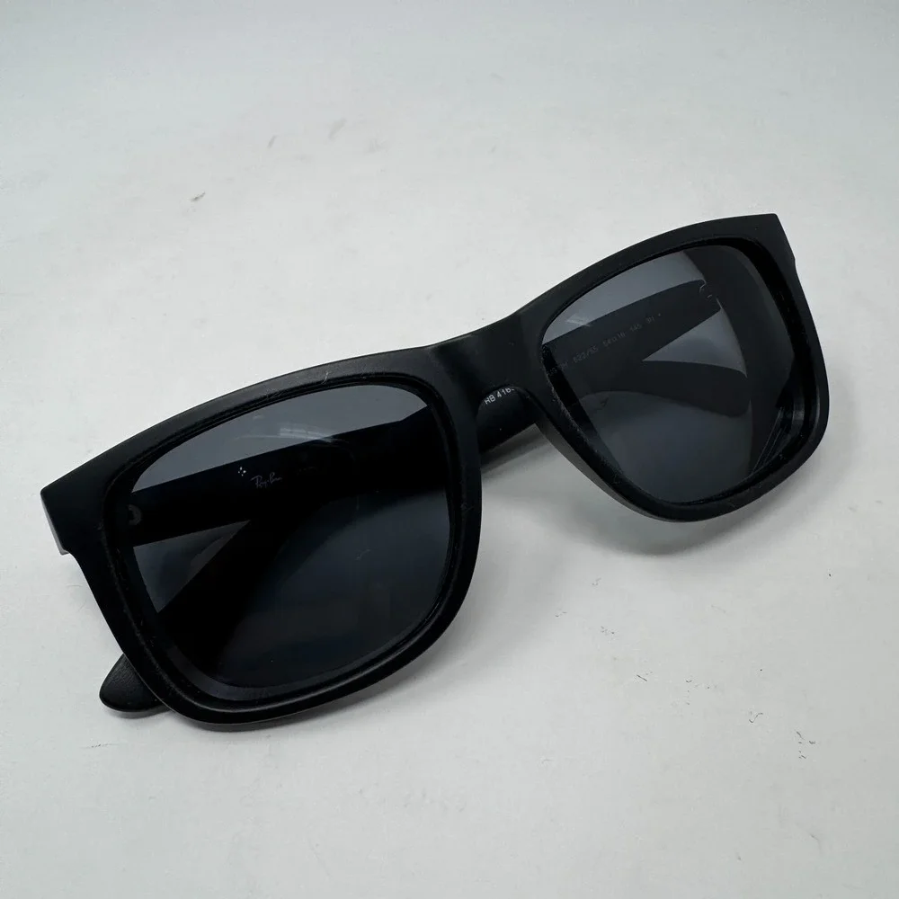 Ray-Ban Justin RB4165 622/55 Rubber Black Blue Sunglasses *Frames Only*